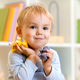 Image for article titled Obnoxious Toddler Really Rubbing His Childlike Sense Of Wonder In Everyone’s Faces